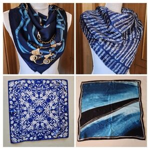 Lot Of 4 Vintage Scarves